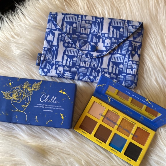 Chela Divine Purpose Eyeshadow Palette Limited Edition with travel Ipsy bag - Picture 9 of 14